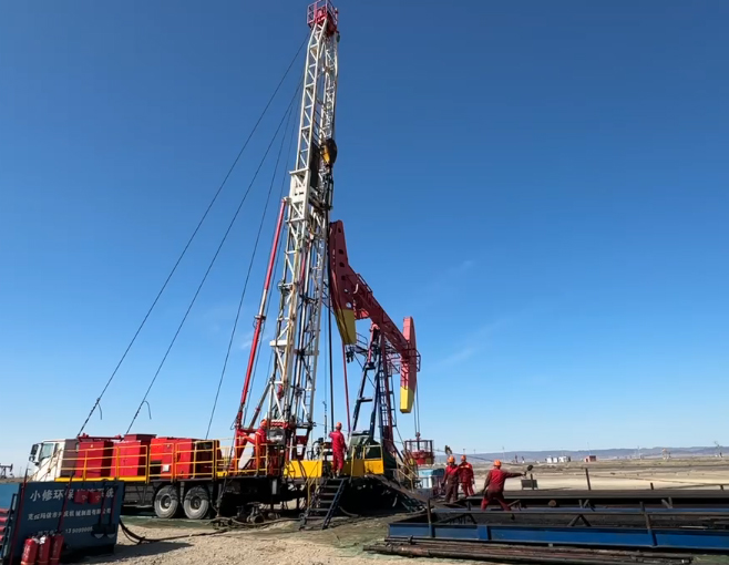 40-ton electric well repair machine has been successfully applied, opening up the era of electrification of well repair operations